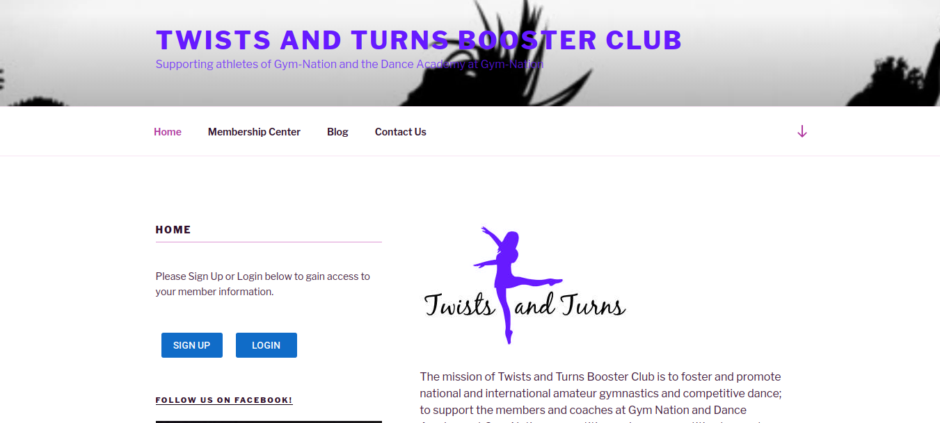 Twists and Turns Booster Club